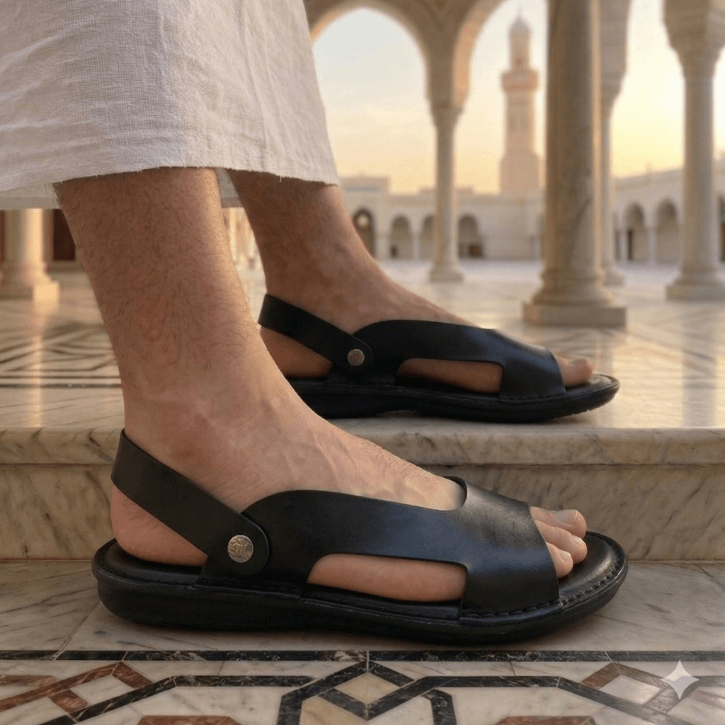 Premium Leather Ihram Sandals - Hajj & Umrah