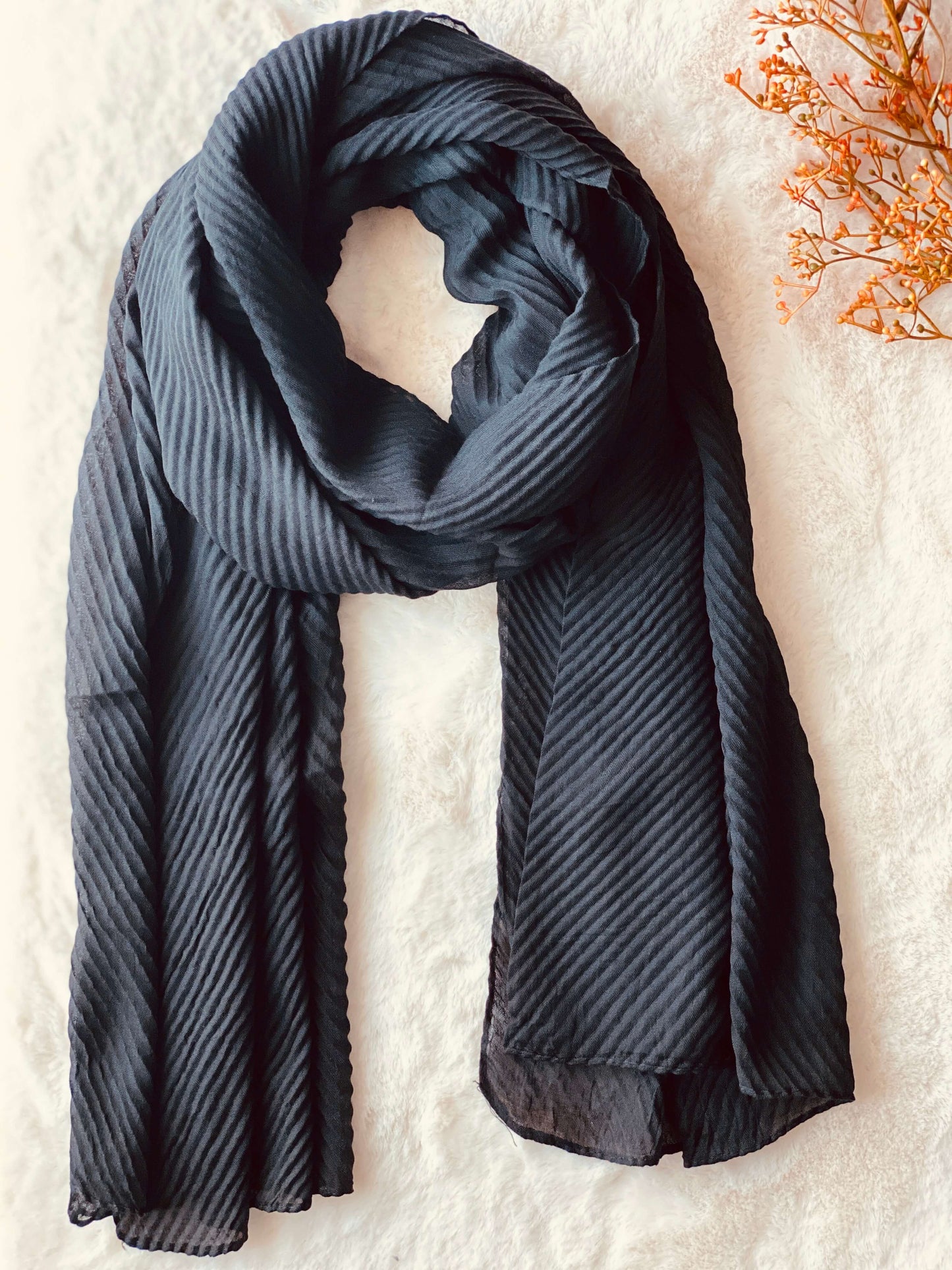 5 Soft Crinkle Crimp Hijab Bundle