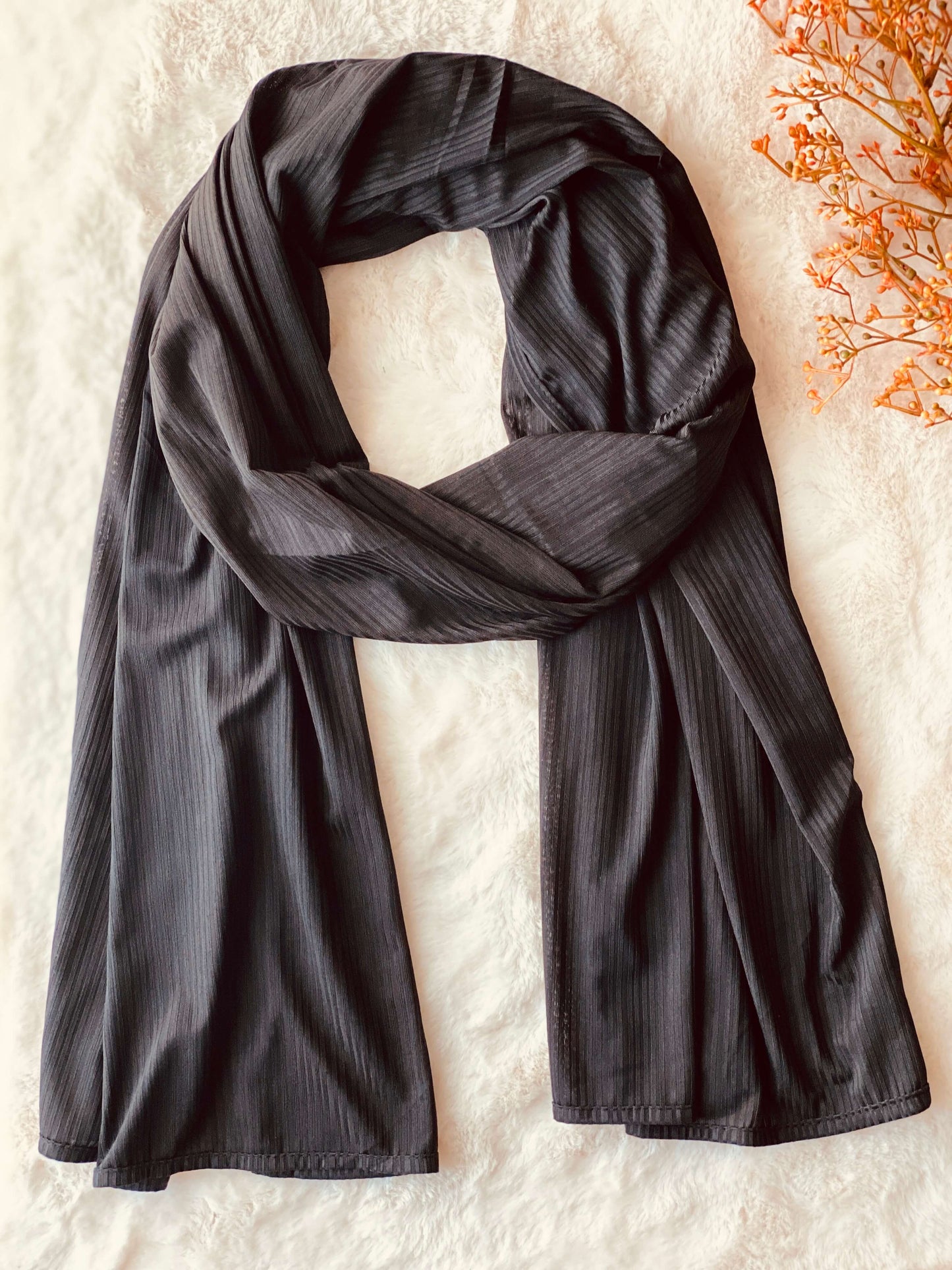 5 All Black Hijab Bundle